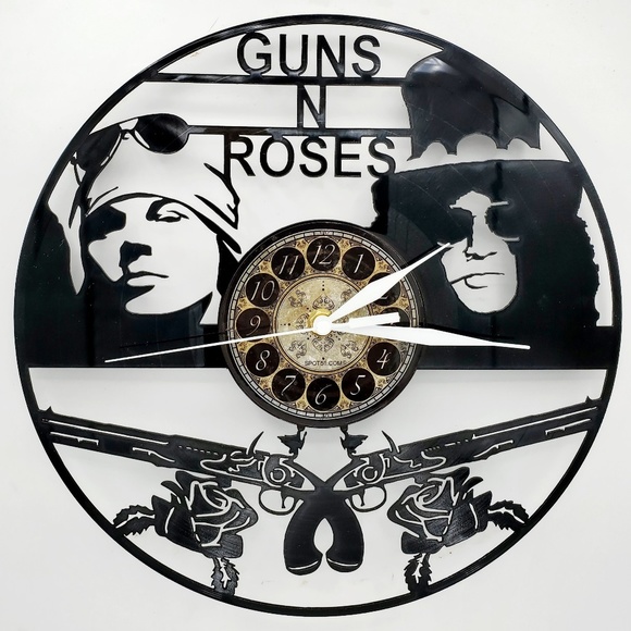 GUNS N' ROSES vinyl record clock - Picture 1 of 2